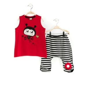 Miss Lady Bug Baggy Set - الصورة 3