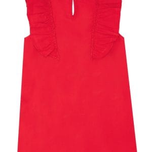 Ladybug Girl Red Poplin Dress - الصورة 4