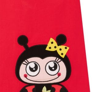 Ladybug Girl Red Poplin Dress - الصورة 5
