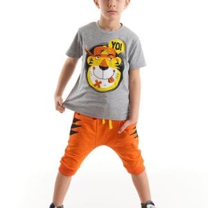 ⁦Yo Tiger Boy T-shirt Kapri Shorts Team⁩ - الصورة ⁦1⁩